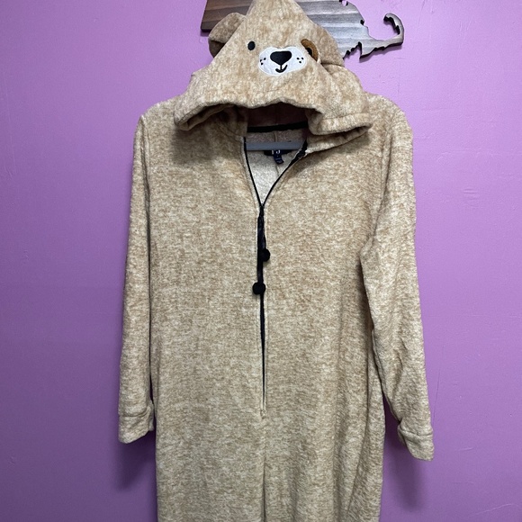 3/$15 Puppy Onesie Pajamas with Hood - Picture 1 of 4